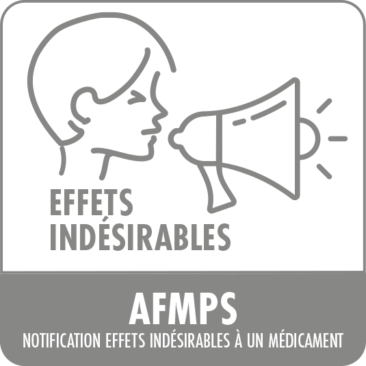 AFMPS notification effets indésirable à un médicament