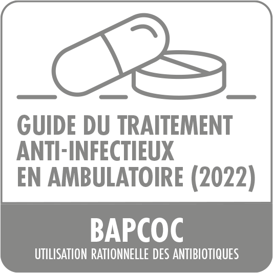 BAPCOC - Guide 2022 pour une utilisation rationnelle des antibiotiques