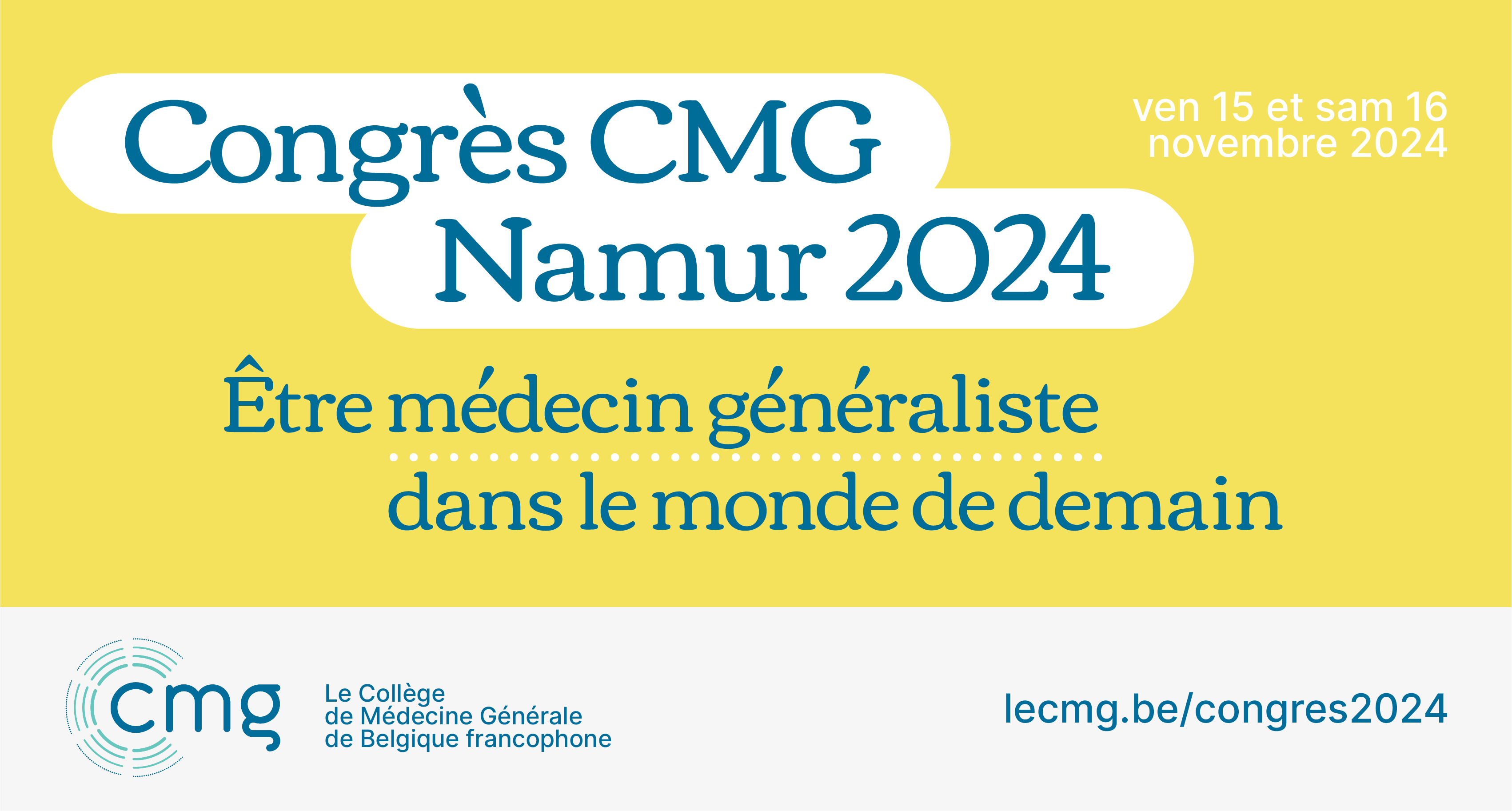 Congrès du CMG 2024 : l’appel à soumission est ouvert ! - GBO